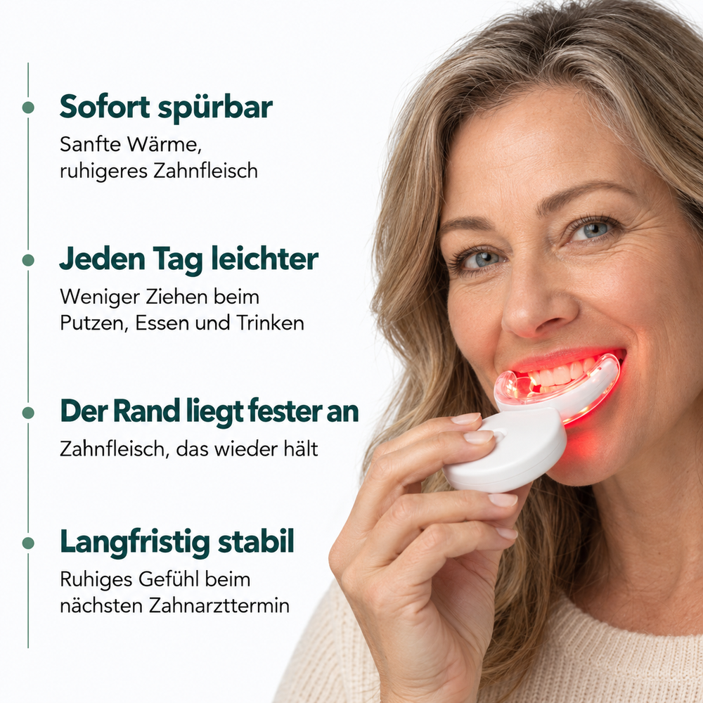 Lumavia™ Rotlicht-Zahnfleischtherapie