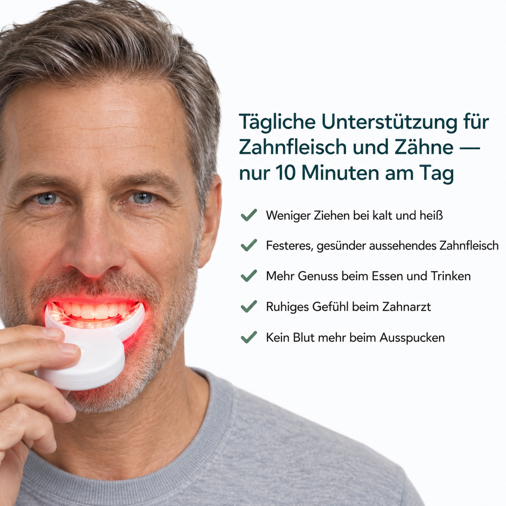 Lumavia™ Rotlicht-Zahnfleischtherapie